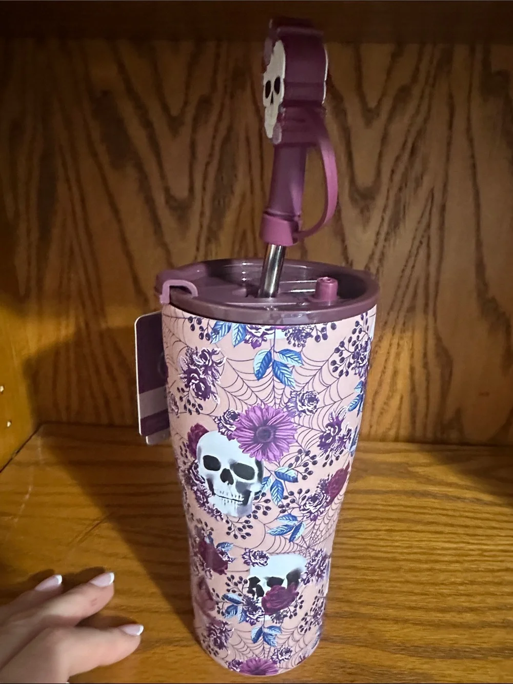 Halloween skull 20oz tumbler